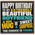 Boyfriend Birthday Card, To My Extremely Beautiful Boyfriend, A Big Hug or Sweet Surprise