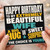 Wife Birthday Card, Happy Birthday to My Extremely Beautiful Wife
