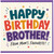Brother Birthday Card, From Brother's Favourite