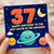 37th Birthday Card for Sister, Cute Space Themed Happy Birthday Card