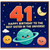 41st Birthday Card for Sister, Happy Birthday to the Best Sister in the Universe Space Theme