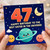 47th Birthday Card for Sister, Happy Birthday to the Best Sister in the Universe