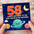 58th Birthday Card for Sister, Happy Birthday to the Best Sister in the Universe Space Theme