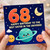 68th Birthday Card for Sister, Happy Birthday to the Best Sister in the Universe Space Themed Card