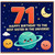 71st Birthday Card for Sister, Happy Birthday to the Best Sister in the Universe Space Card