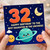 32nd Birthday Card for Daughter, Happy Birthday to the Best Daughter in the Universe Space Theme Card