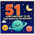 51st Birthday Card for Auntie, Space Theme Happy Birthday Card
