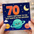 70th Birthday Card for Auntie, Happy Birthday to the Best Auntie in the Universe Space Themed Card