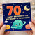 Nanny 70th Birthday Card, Happy Birthday to the Best Nanny in the Universe Space Theme