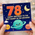 Nanny 78th Birthday Card, Happy Birthday to the Best Nanny in the Universe Space Card