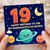 19th Birthday Card for Granddaughter, Cute Space Birthday Card, Happy Birthday to the Best Granddaughter in the Universe