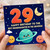 29th Birthday Card for Granddaughter, Happy Birthday to the Best Granddaughter in the Universe Space Theme Card