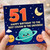 51st Birthday Card for Cousin, Happy Birthday to the Best Cousin in the Universe Space Card