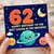 62nd Birthday Card for Cousin, Happy Birthday to the Best Cousin in the Universe Card