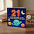 21st Birthday Card for Brother - Happy Birthday to the Best Brother in the Universe Space Themed Card