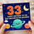 33rd Birthday Card for Brother, Happy Birthday to the Best Brother in the Universe