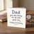 Funny Dad Birthday Card - 'you dun bring me up well good init' Cheeky Grammar Gag with 'happy birthday' message - Humour Card for Dad