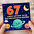 67th Birthday Card for Brother, Happy Birthday to the Best Brother in the Universe