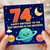 74th Birthday Card for Brother, Happy Birthday to the Best Brother in the Universe