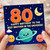 80th Birthday Card for Brother, Happy Birthday to the Best Brother in the Universe