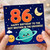 86th Birthday Card for Brother, Space Themed Happy Birthday Card