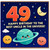 49th Birthday Card for Uncle, Happy Birthday to the Best Uncle in the Universe Space Card