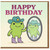 Happy Birthday Card - Cute Cowboy Frog with Star Hat and Boots Looking in Mirror - Fun Illustration for Kids, Teens and Frog Lovers