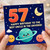 57th Birthday Card for Uncle, Happy Birthday to the Best Uncle in the Universe Space Card