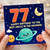 77th Birthday Card for Uncle, Happy Birthday to the Best Uncle in the Universe