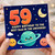 59th Birthday Card for Dad, Happy Birthday to the Best Dad in the Universe