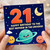 21st Birthday Card for Nephew, Happy Birthday to the Best Nephew in the Universe Space Themed Card