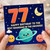 Granddad 77th Birthday Card, Happy Birthday to the Best Grandad in the Universe Space Themed Card
