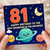 81st Birthday Card for Grandad, Happy Birthday to the Best Granddad in the Universe Space Card