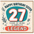 27th Birthday Card for Sister, Happy Birthday Sister 27 Years of Being a Complete Legend Card