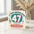 Sister 47th Birthday Card, Happy Birthday Sister 47 Legend Card