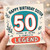 Sister 50th Birthday Card, Happy Birthday Sister 50 Years of Being a Complete Legend Card