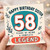 58th Birthday Card for Sister, Happy Birthday Sister 58 Years of Being a Complete Legend