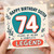 Sister 74th Birthday Card, Happy Birthday Sister 74 Years of Being a Complete Legend