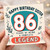 86th Birthday Card for Sister, Happy Birthday Sister 86 Years of Being a Complete Legend Card