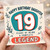 Daughter 19th Birthday Card, Happy Birthday Daughter 19 Years of Being a Complete Legend
