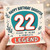 Daughter 22nd Birthday Card, 22 Years of Being a Complete Legend Card