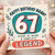 Nanny 67th Birthday Card, Happy Birthday Nanny Complete Legend Card