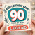 Nanny 90th Birthday Card, Happy Birthday Nanny, Years of Being a Complete Legend