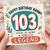 Nanny 103rd Birthday Card, Happy Birthday Nanny Complete Legend Card