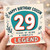 Cousin 29th Birthday Card, Happy Birthday Cousin Years of Being a Complete Legend Card