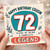 Cousin 72nd Birthday Card, Happy Birthday Cousin Legend Card