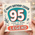 95th Birthday Card for Cousin, Happy Birthday Cousin 95 Years of Being a Complete Legend Card