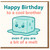 Funny Brother Birthday Card - Happy Birthday to a Cool Brother, Even If You Are a Bit of a Melt - Cute Ice Cube Design