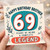 69th Birthday Brother Card, Years of Being a Complete Legend