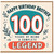 Brother 100th Birthday Card, Happy Birthday Brother 100 Years of Being a Complete Legend Card